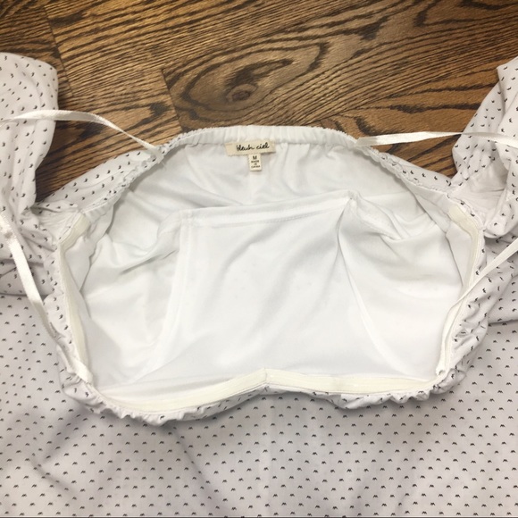 EUC Bleuh Ciel off shoulder top M - Picture 5 of 6